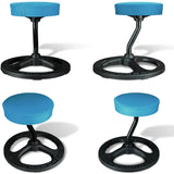 ADHD Chair Stool for Child, Fitness Seat for Stability, Balance, Yoga, Office, School, Wellness, Active Sitting  17“ high