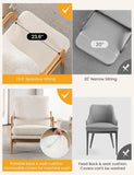 Mid Century Modern Accent Chairs for Living Room, 23” Wide Comfy Chair for Bedroom, Small Cozy Sherpa Reading Chairs for Adults
