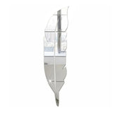 3D Dancing Feathers Mirror Wall Stickers DIY Art Atmosphere Home Shining Wall Stickers House Decoration Living Room Decoration