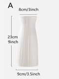 Home ins wind plastic vase living room fall-resistant simulation vase decoration Creative simple vase A model one
