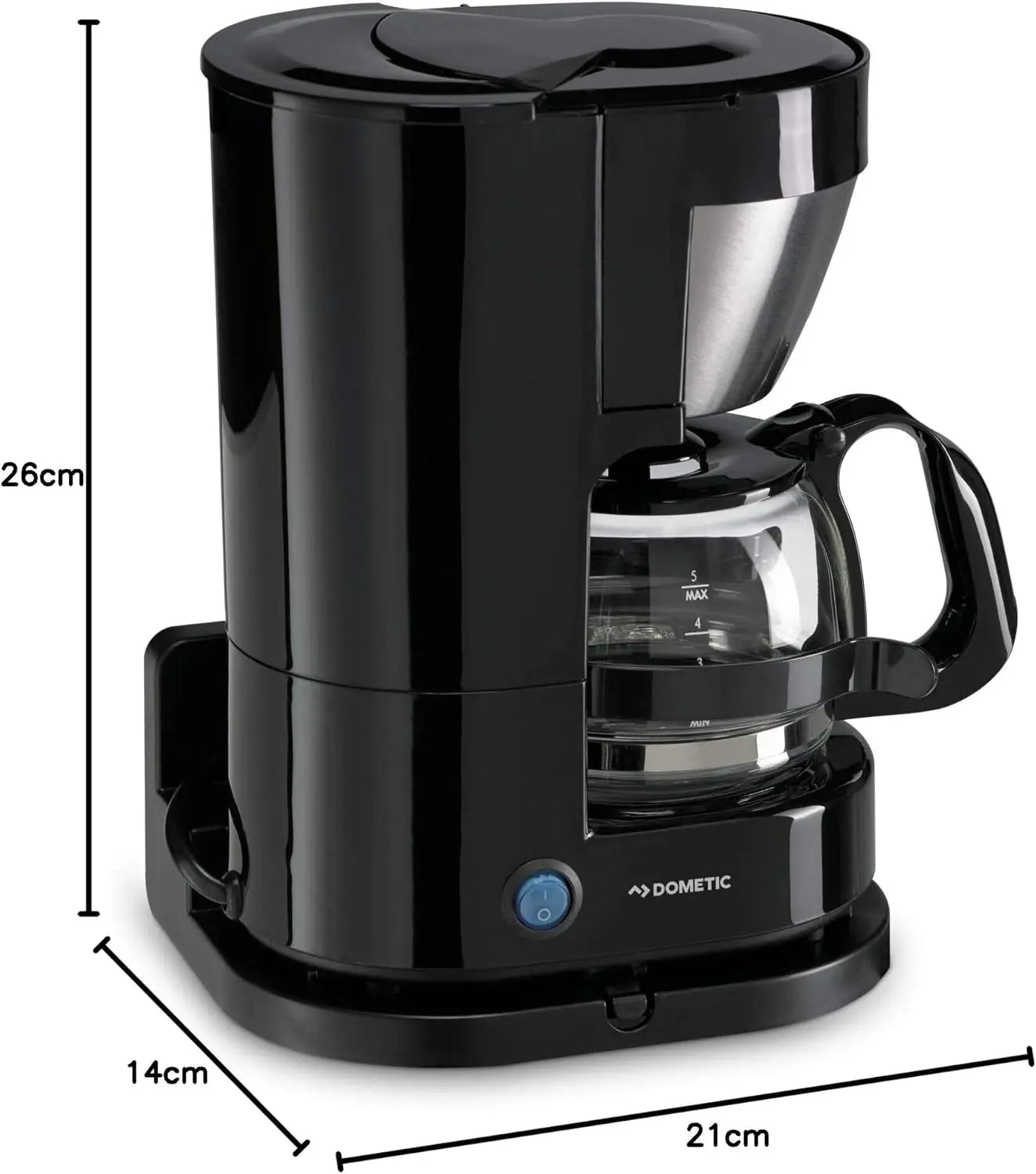 PerfectCoffee MC 052 Five Cup Coffee Maker, 24 V, Black