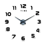 Digital Clock Wall Stickers Needle Decoration Glowing Clocks DIY Bedroom Living Home Quartz Creatives Removable Room Watches