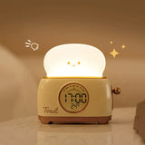 Kid Alarm Clock LED Night Light Digital Clock Children's Sleep Trainier For Home Bedroom Bedside Cute Temperature Display Reloj