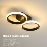 Nordic LED Ceiling Lamp Chandelier for Living Room Corridor 20W 30W Square Round LED Ceiling Light for Kitchen Home Lighting