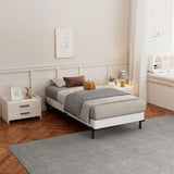 14 Inch High,Bed Frame Platform,Metal Bed,Heavy Duty Steel Slat Mattress Foundation,Easy Assembly,No Noise and Shaking,Black