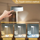 Waterproof Solar Table Lamp LED Night Light Stepless Dimming Outdoor Lighting Solar Led Desk Lamp For Balcony Garden Solar Lamps