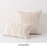 30x50cm 45x45cm 50x50cm Stripe Velvet Throw Pillow Cover Boho Farmhouse Orange Cushion Cover Modern Throw Square Cozy Pillowcase