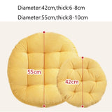 Inyahome Round Cushions Meditation Large Floor Pillow for Kids and Adults Cushion for Floor Seating Yoga Living Room Office