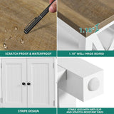 TV Stands for Living Room, Modern Entertainment Center Power Outlets for Television up to 65 Inch, Media Console TV Cabinet