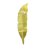 3D Dancing Feathers Mirror Wall Stickers DIY Art Atmosphere Home Shining Wall Stickers House Decoration Living Room Decoration