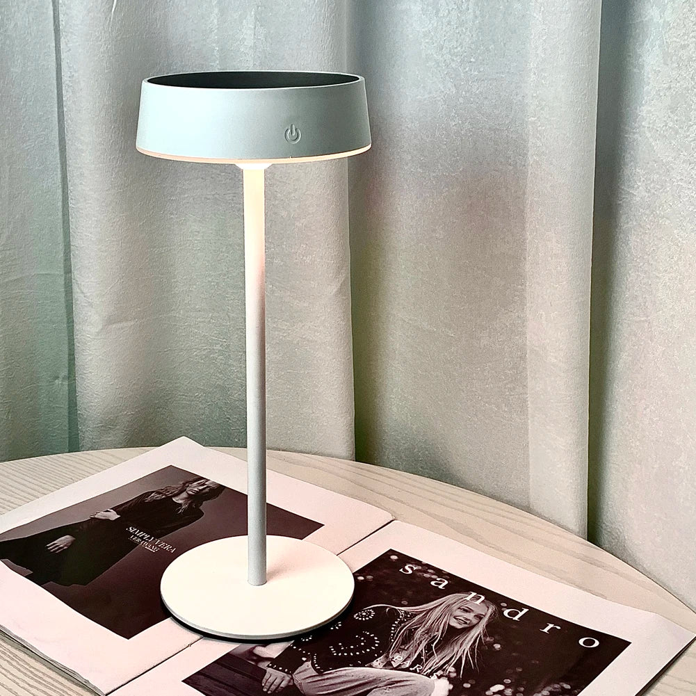 Waterproof Solar Table Lamp LED Night Light Stepless Dimming Outdoor Lighting Solar Led Desk Lamp For Balcony Garden Solar Lamps