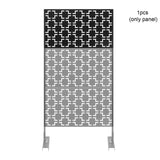 Decorative Laser Cut Privacy Screen Panel – Wall Mount Metal Privacy Fence