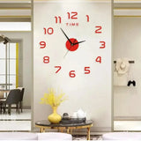 Digital Clock Wall Stickers Needle Decoration Glowing Clocks DIY Bedroom Living Home Quartz Creatives Removable Room Watches