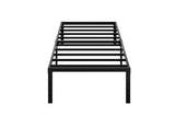 14 Inch High,Bed Frame Platform,Metal Bed,Heavy Duty Steel Slat Mattress Foundation,Easy Assembly,No Noise and Shaking,Black