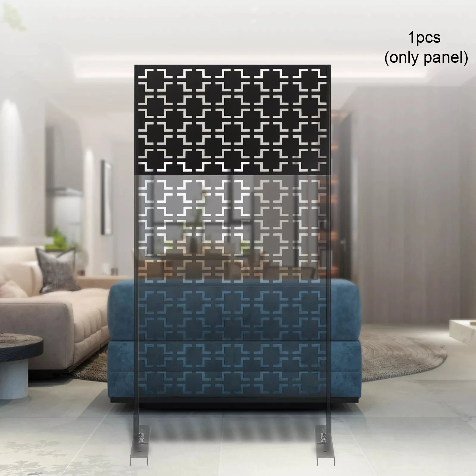 Decorative Laser Cut Privacy Screen Panel – Wall Mount Metal Privacy Fence