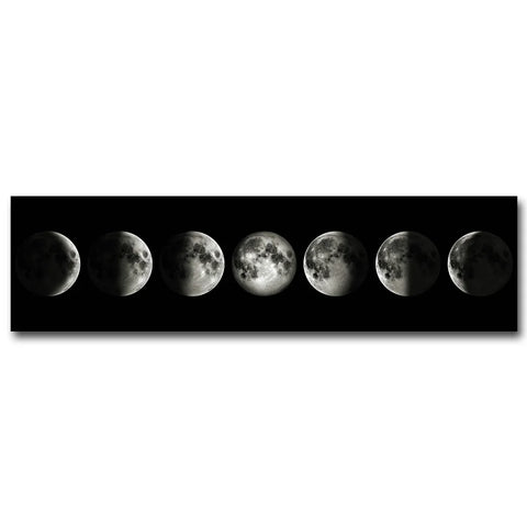Black and White Moon Phase Posters, Aesthetic Canvas Prints, Painting Wall Picture for Living Room, Bar, Cafe, Home Decor