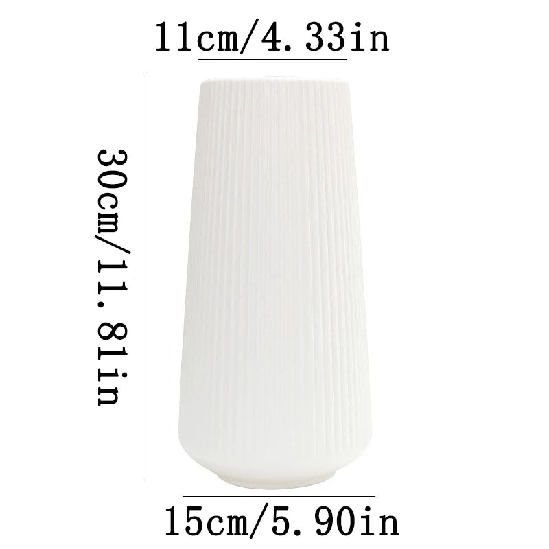 Elegant Nordic Vase Minimalist Durable Flower Arrangement Container Home  Living Room Decoration Vase