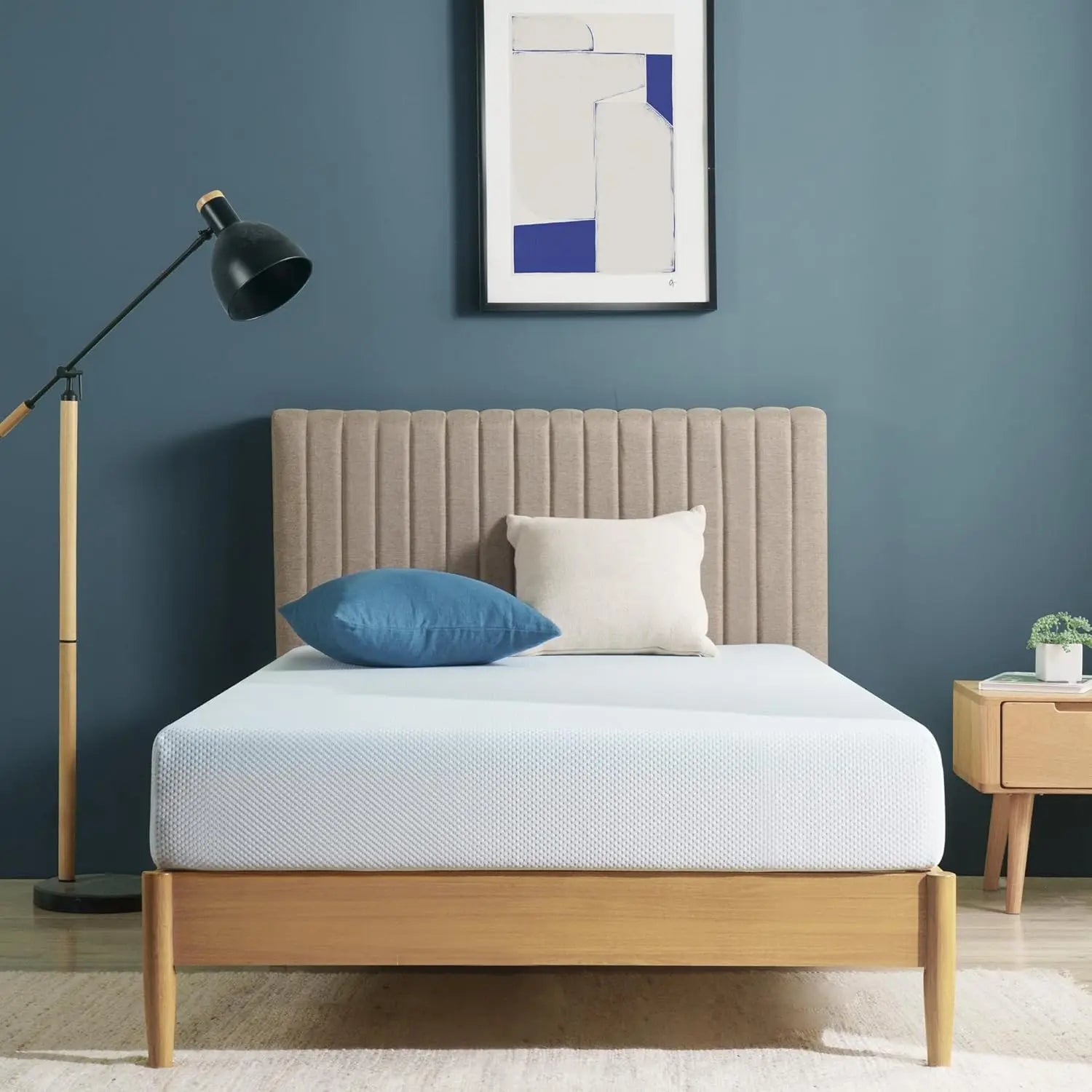 8 Inch Green Tea Cooling Memory Foam Mattress [New Version], Twin, Fiberglass Free, Medium Firmness, Cooling Gel Foam