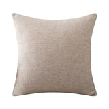 Scandinavian ins style solid colour pillow cover heavy cotton linen living room sofa cushion winter waist pillow case