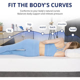 Mattress 8 Inch Green Tea Memory Foam Mattress for Cool Sleep & Pressure Relief, Fiberglass Free, Bed in a Box